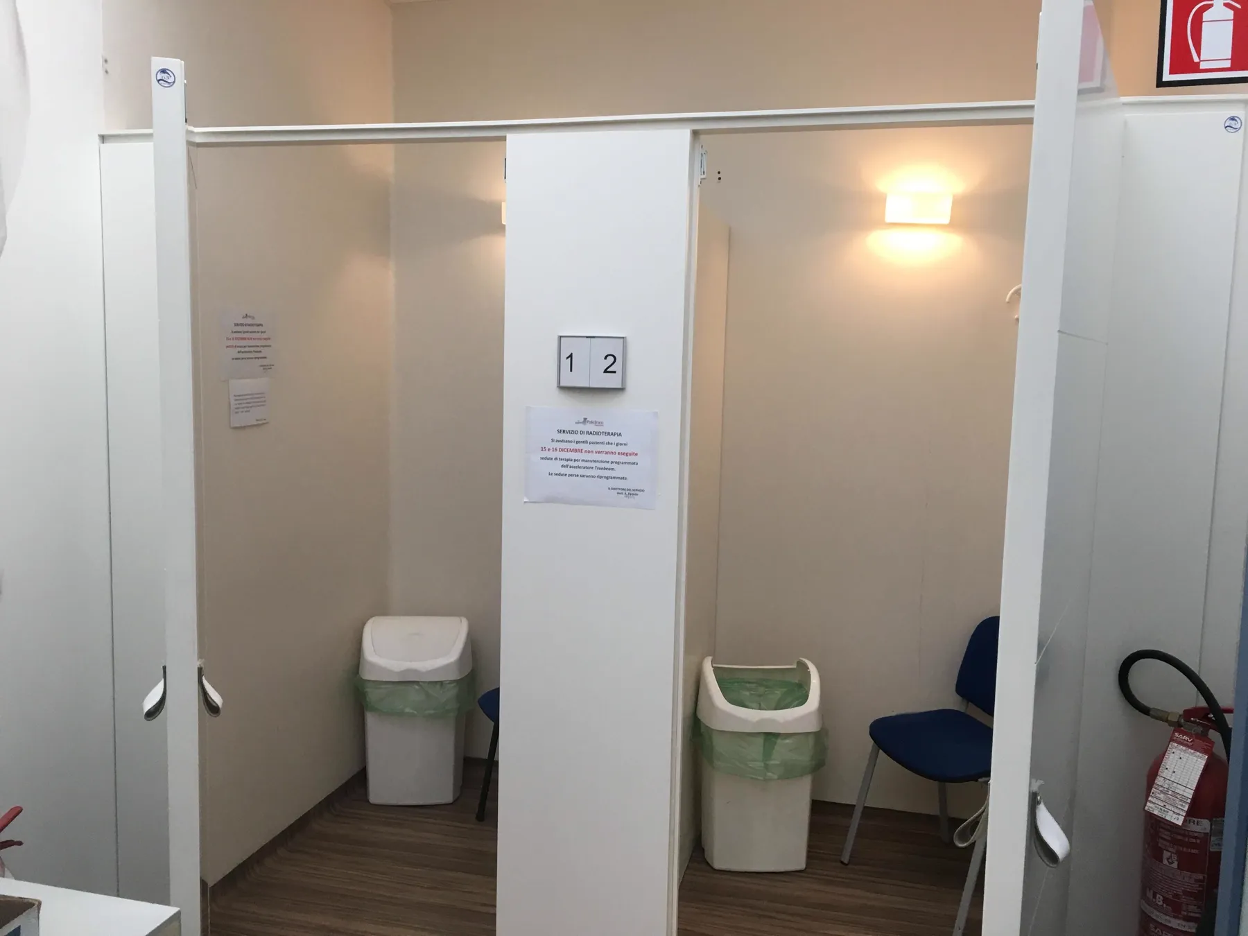 Policlinico di Abano Terme: triage, pareti e spogliatoi – foto 17