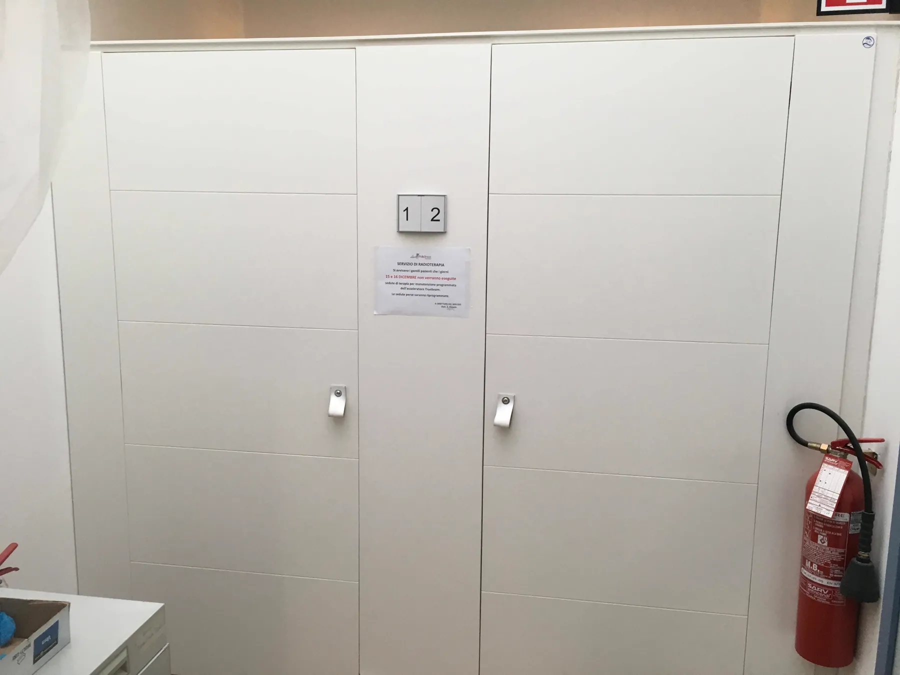 Policlinico di Abano Terme: triage, pareti e spogliatoi – foto 16